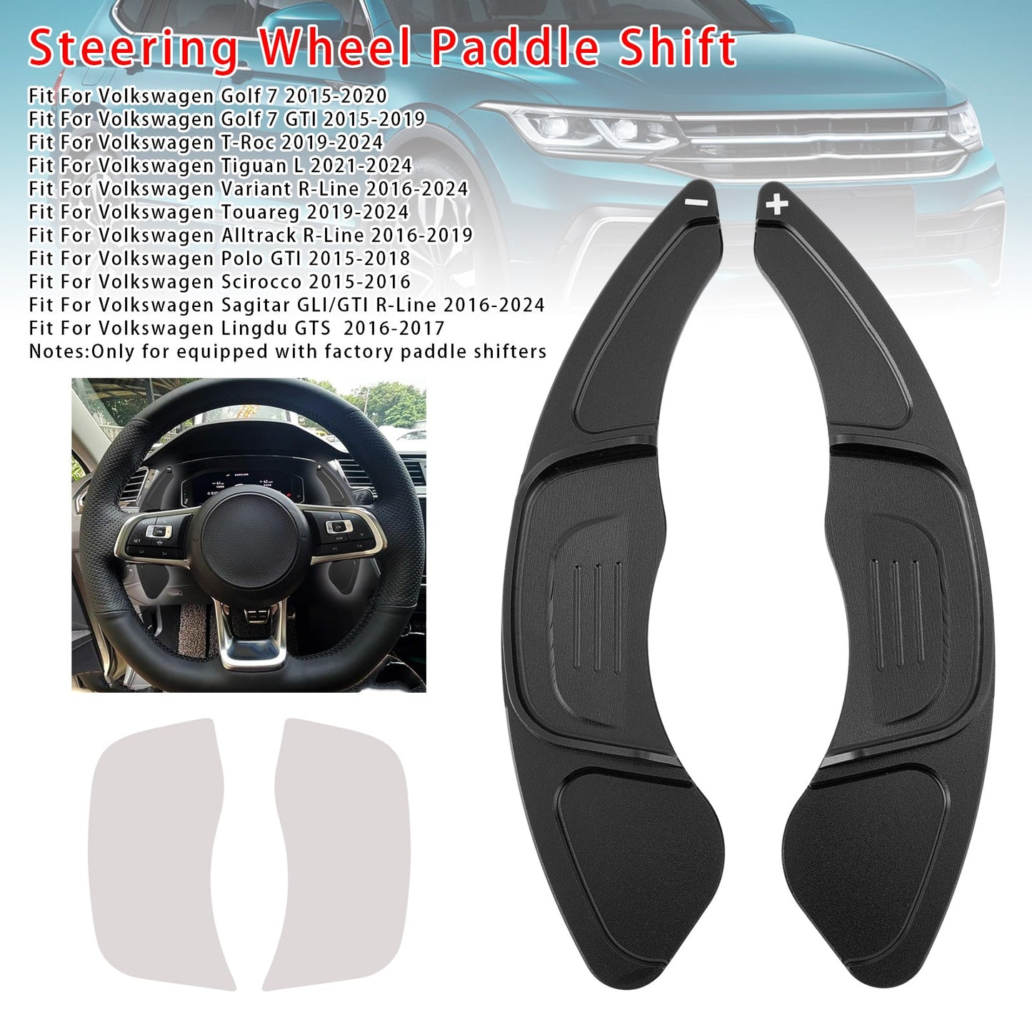 Estensione del cambio al volante per VW Golf 7 T-ROC