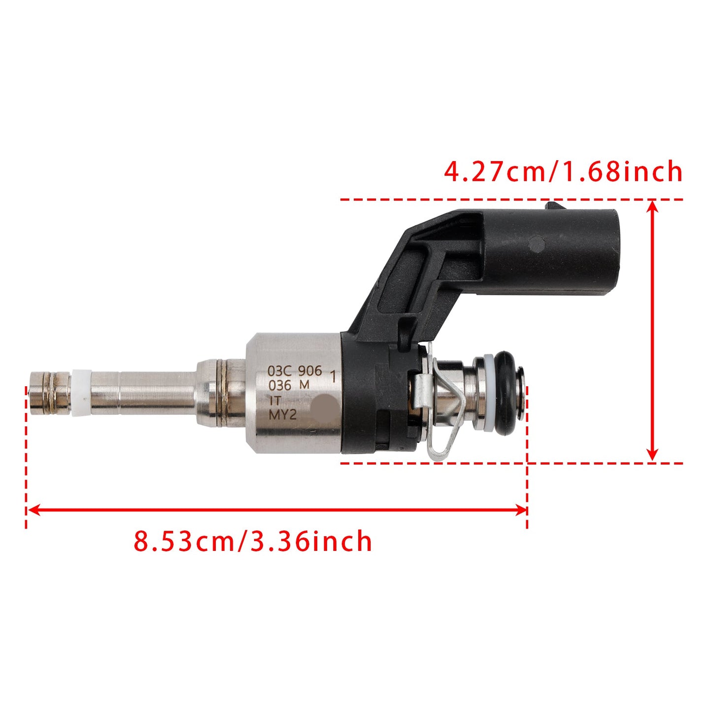 1 Pz Iniettore di Carburante Per VW Golf V VI Polo Audi A1 1.4L 03C906036E 03C906036M
