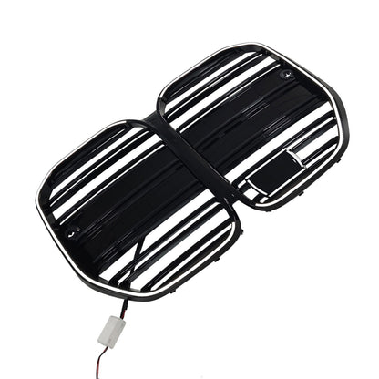 Griglia paraurti anteriore stile M4 per BMW Serie 4 G22 G23 G82 con ACC, compatibile con i modelli 2020-2025.