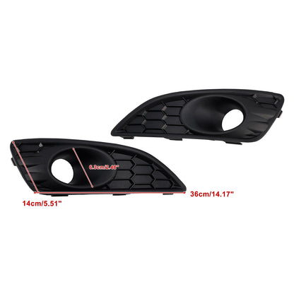 Griglia coprifaro fendinebbia anteriore nero opaco Ford Fiesta 2013-2017 (2 pezzi)