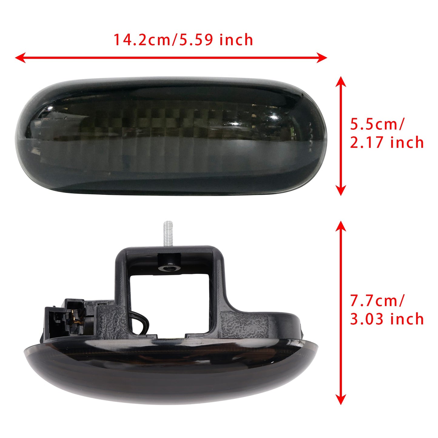Terza luce di stop posteriore fumé per Vauxhall Vivaro A X83 2001-2014