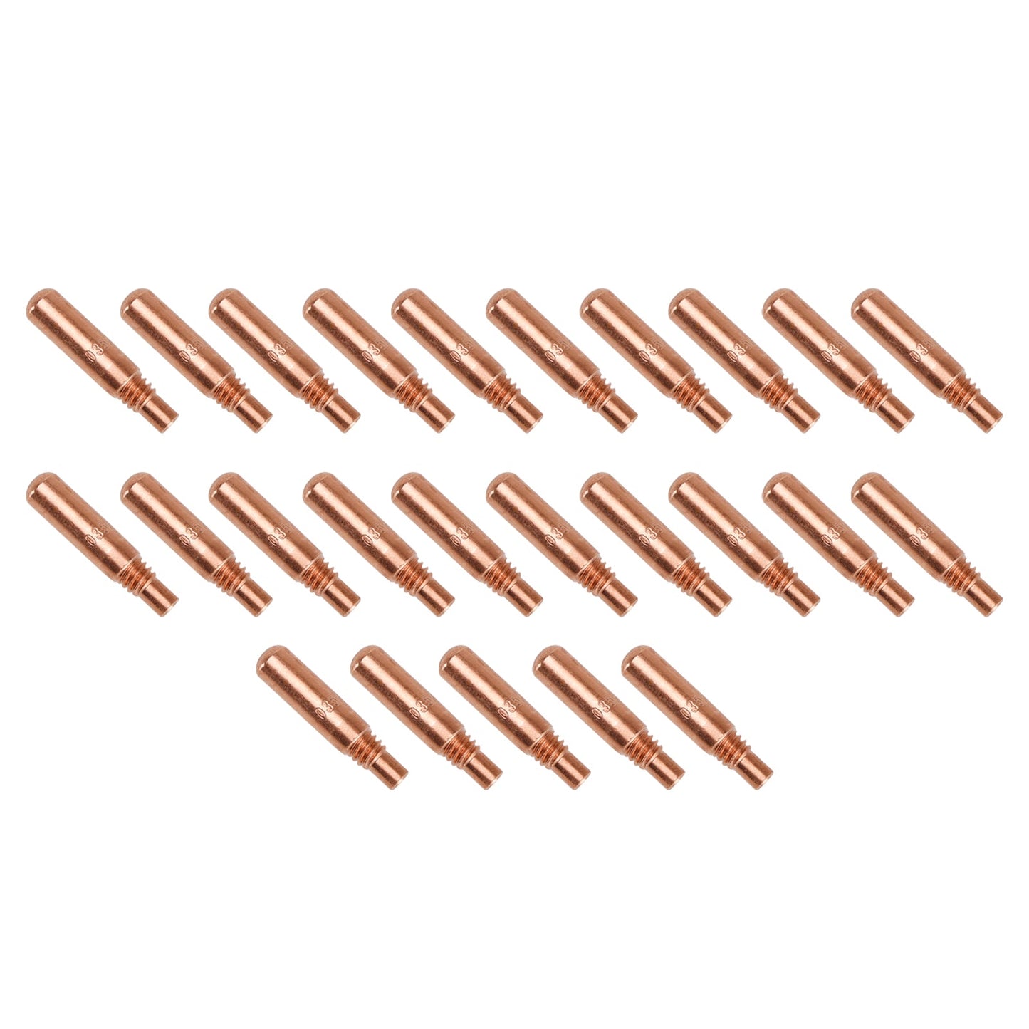 25 punte di contatto da 0,035"" per Miller MDX Acculock Multimatic T-M035