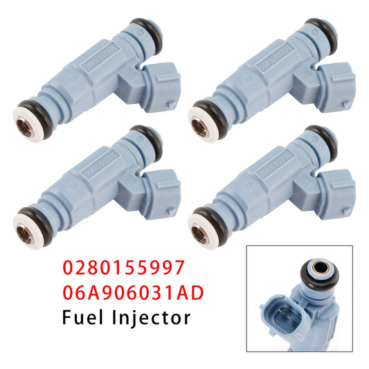 4 iniettori di carburante per VW Audi Seat Skoda 0280155997 06A906031AD