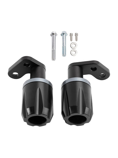 Protezione telaio antiurto CNC Kawasaki Zx-6R Zx 6R 2024-2025 Nero Nero