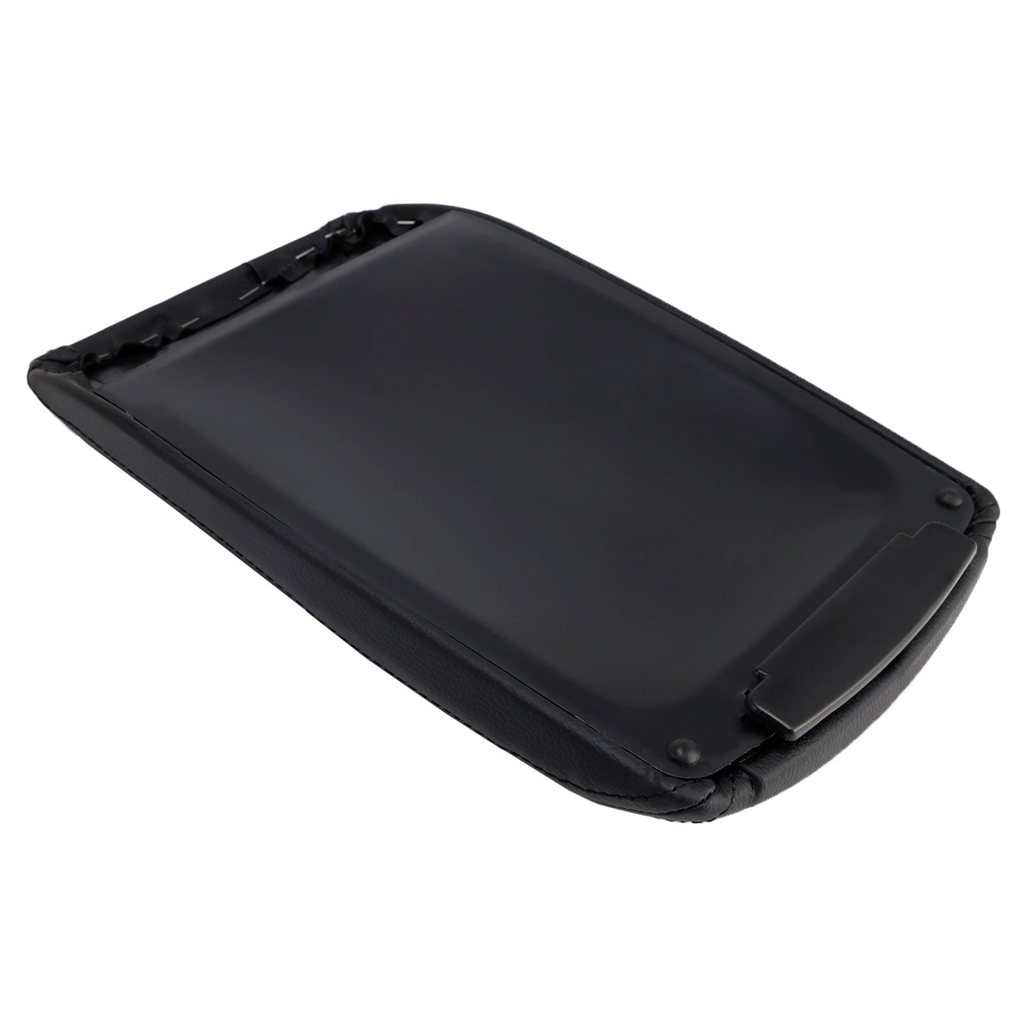 Copertura del bracciolo della console centrale in pelle nera per Audi A6 C6 2005-2011