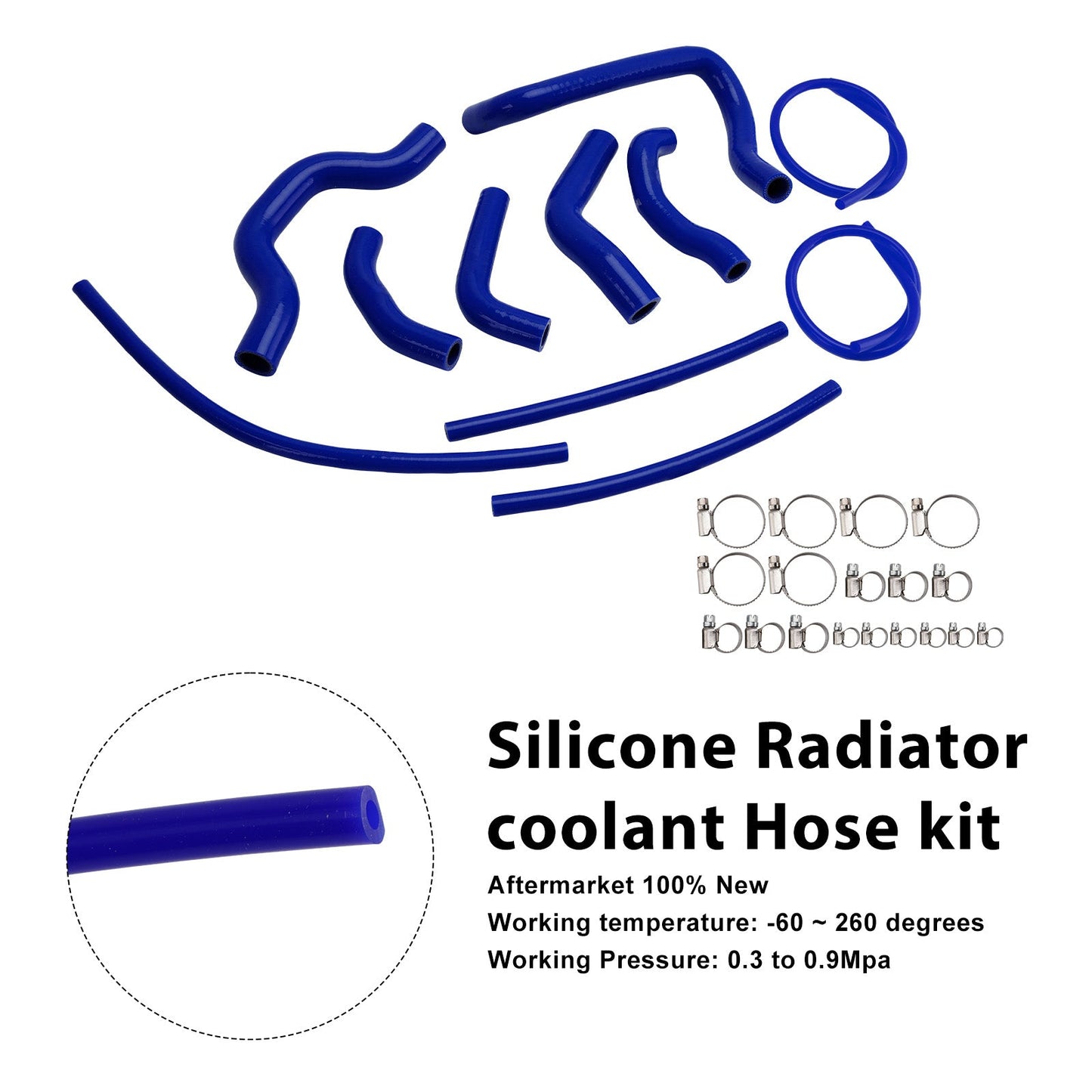 Tubo flessibile del liquido di raffreddamento del radiatore in silicone Ducati Monster 937 2021-2025