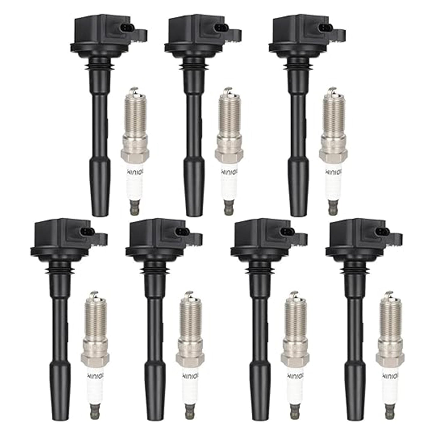 7xBobine di accensione Candele UF835 per Ford F150 Truck V8 5.0L 2018-2021