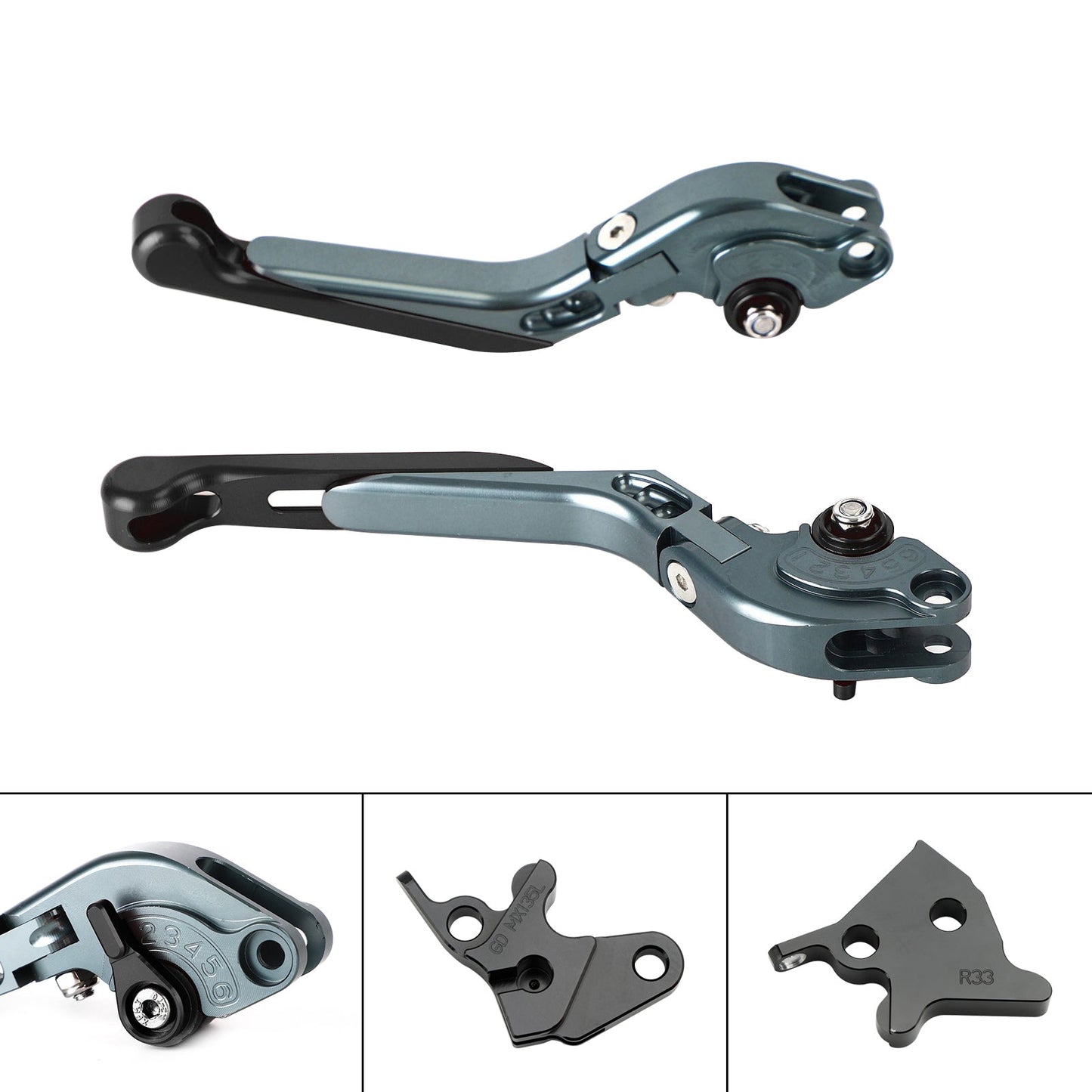 Leva freno frizione regolabile YAMAHA YBR125 2005-2014