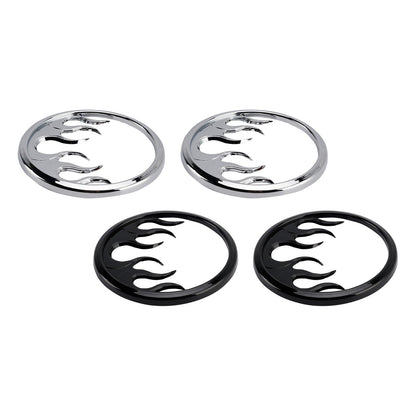 Griglie per altoparlanti Flame Accent Trim Cover per Touring Electra Glide Ultra Classic