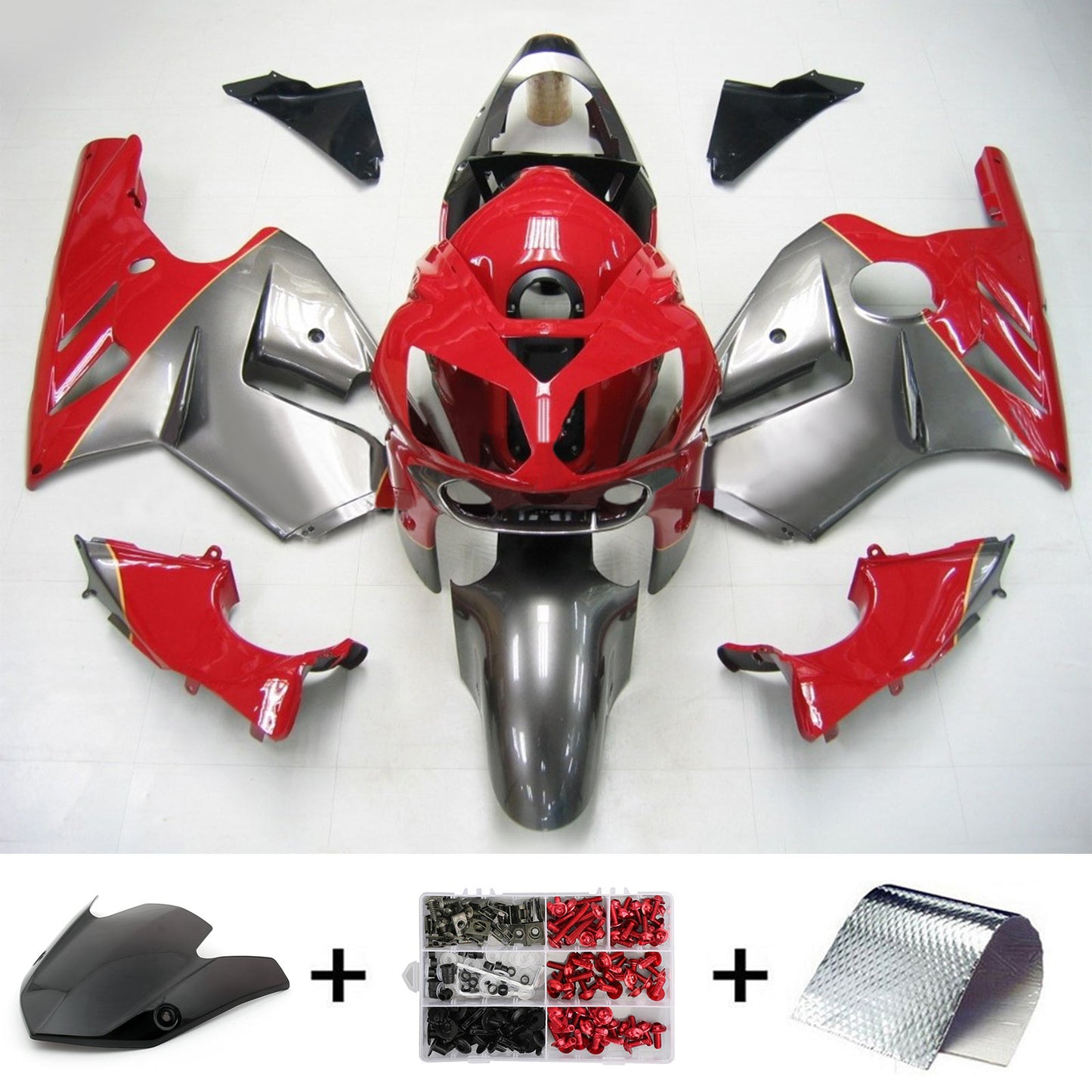 Injection Fairing Kit Bodywork Plastic ABS fit For Kawasaki ZX12R 2002-2005