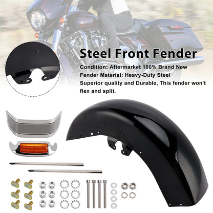 Parafango anteriore in acciaio per Touring Electra Glide Ultra Limited 2014-2024