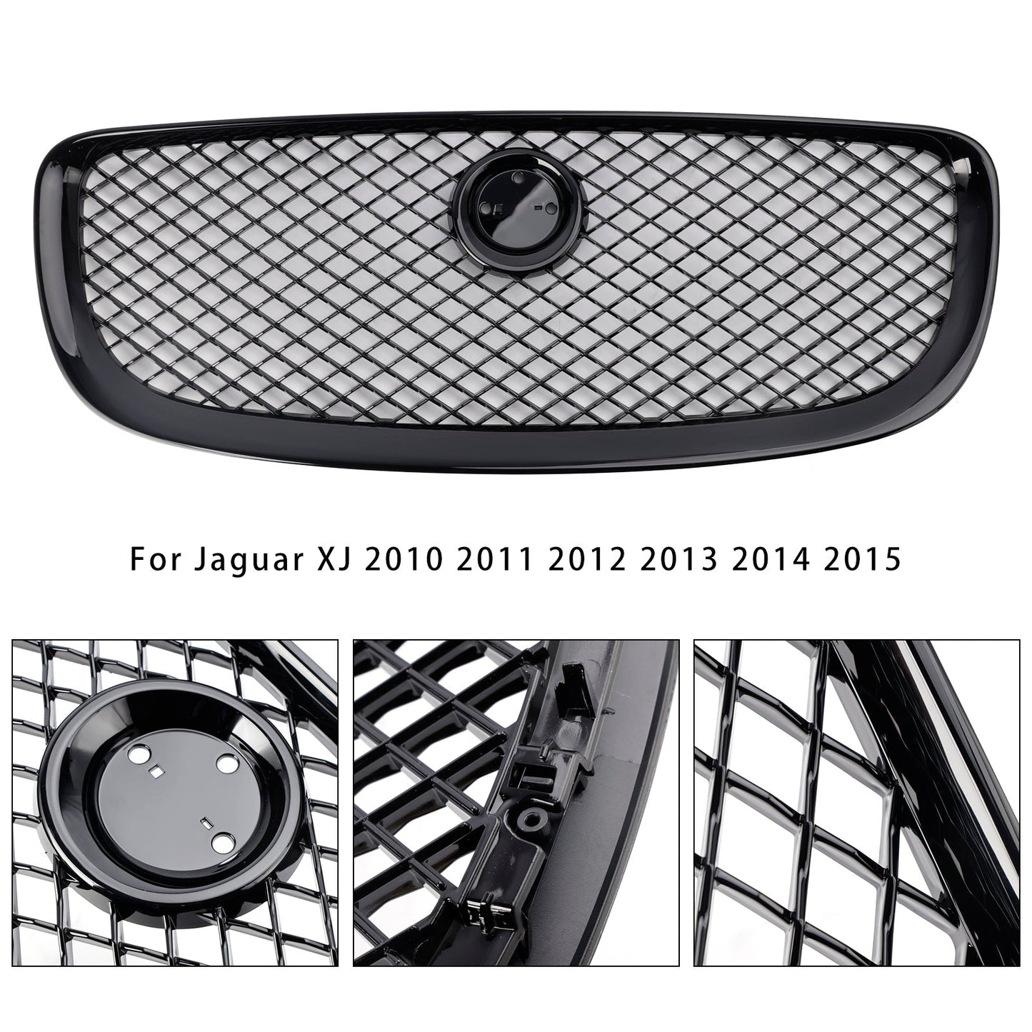 Griglia paraurti anteriore Jaguar XJ Gloss Black 2010-2015