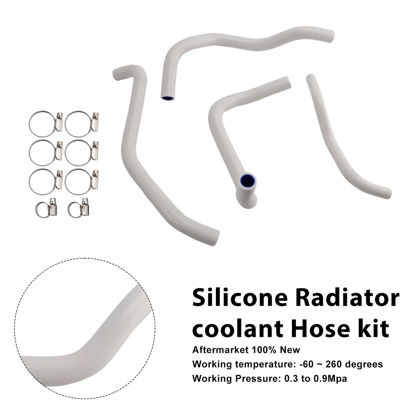 Tubo flessibile in silicone per il liquido di raffreddamento del radiatore della Honda CB500 Hornet 2024-2025