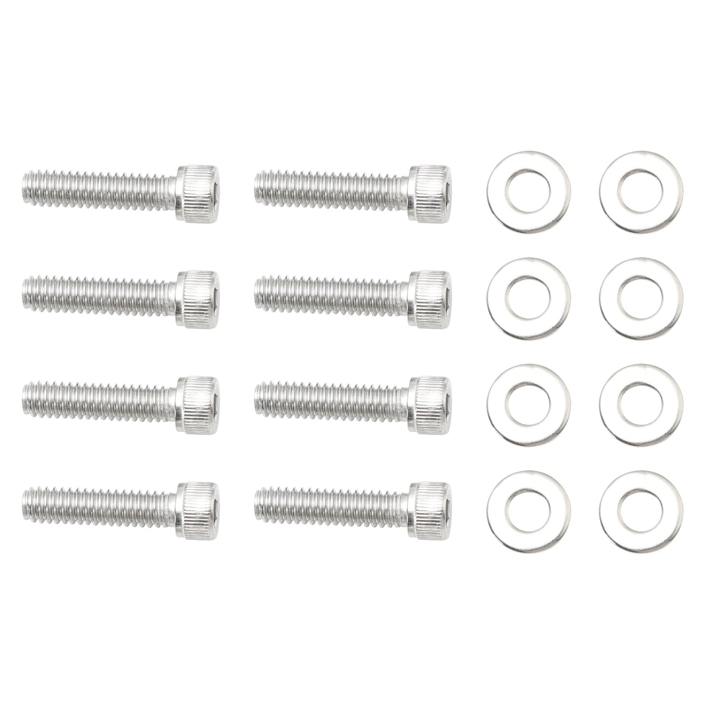 Kit di viti a brugola UNC in acciaio inox per coperchi motore da 59 pezzi per Sportster XL dal 2004 in poi
