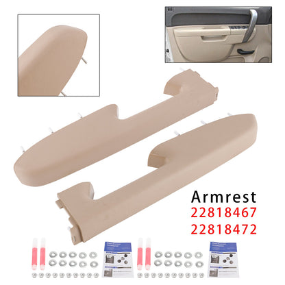Kit di riparazione bracciolo anteriore per Chevy Silverado 1500 2500HD 3500HD 10-2014, colore beige.