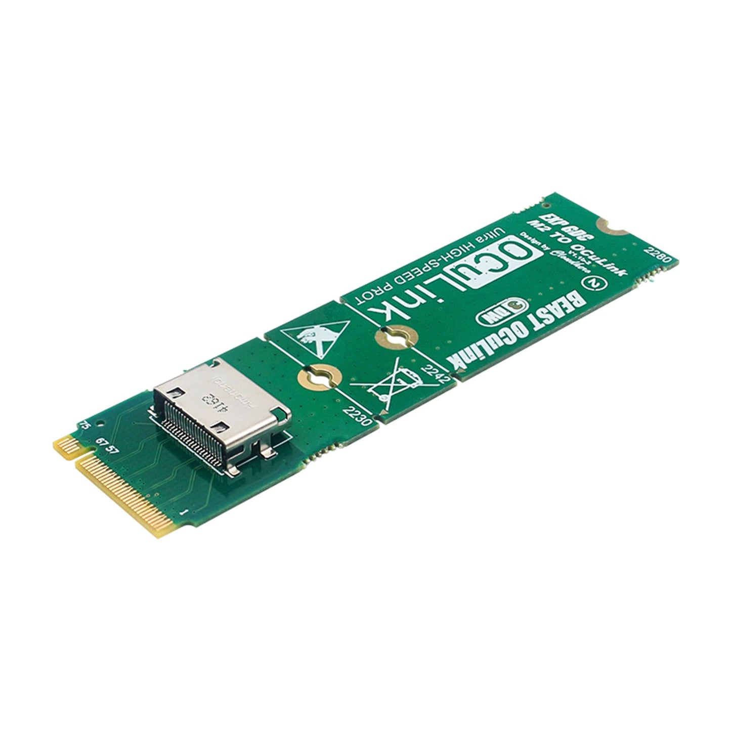 Scheda adattatore da M.2 a OCuLink Scheda di conversione dell'interfaccia da M.2 M KEY a OCULINK