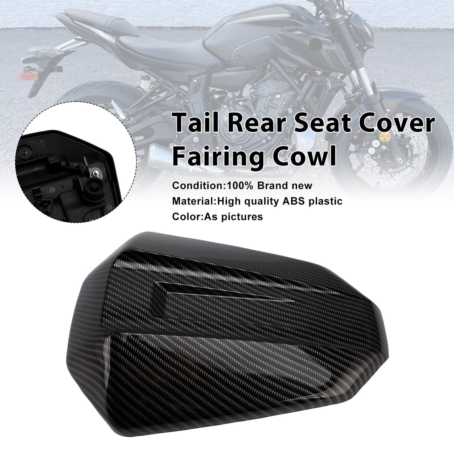 Carenatura per sella posteriore Yamaha MT-07 MT07 2025-2026
