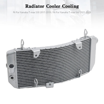 Radiatore di raffreddamento in alluminio Yamaha T-max 530 2017-2019 Argento