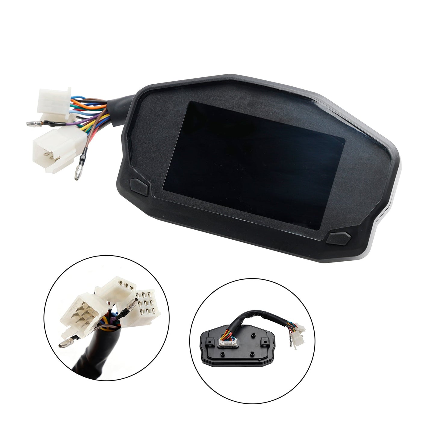 Tachimetro digitale con display LCD retroilluminato RPM universale per moto