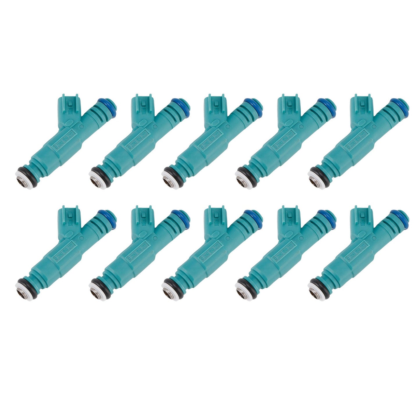 10 iniettori di carburante per Ford E-350 E-450 Super Duty 2004-2009 0280156217