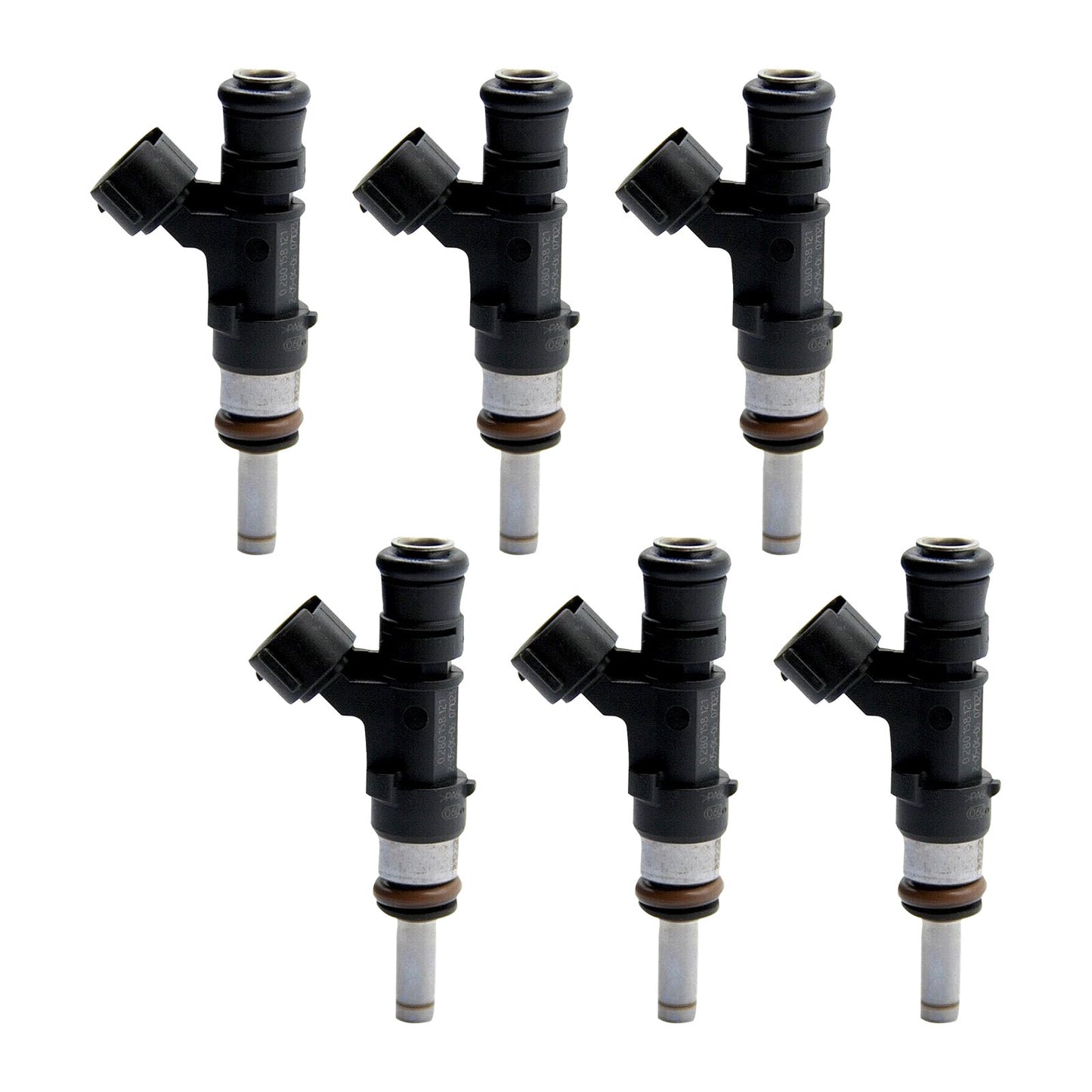 Iniettori di carburante a 6 pezzi per Volkswagen R32 3.2L V6 del 2008, codice 85212262