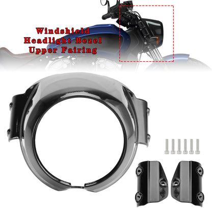 2015-2022 Indian Scout Parabrezza Lunetta del faro Carenatura superiore adatta per