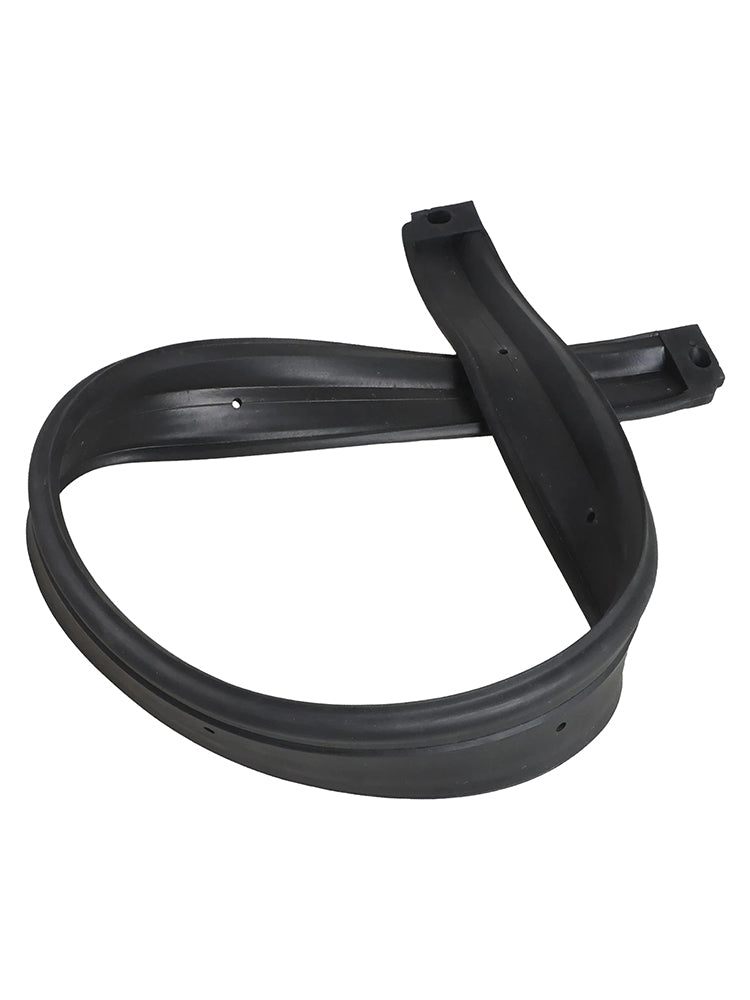 Guarnizione in gomma tra la guarnizione del cofano e il telaio del parabrezza per Jeep Wrangler YJ (1987-1995)