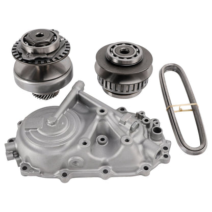 Kit di pulegge per cinghia di trasmissione CVT Nissan RE0F11A JF015E con coperchio posteriore a 30 denti, anni 2009-2018.