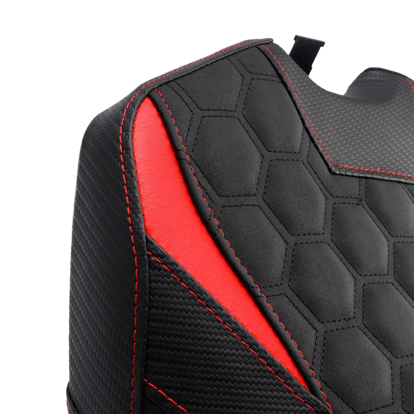 2025 - Kit cuscini passeggero anteriore e posteriore Raider per Kawasaki Z900 Zr900-F, colore rosso.