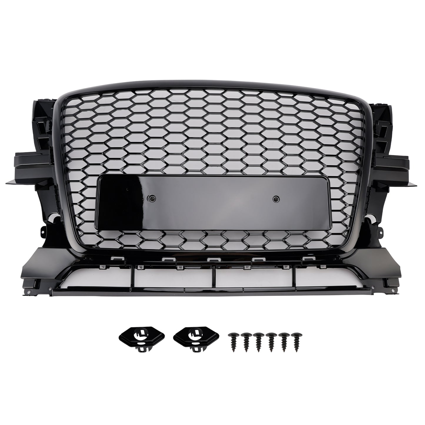 Per Audi Q5 2009-2012 Griglia paraurti anteriore nera lucida 8R0853651B