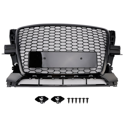 Per Audi Q5 2009-2012 Griglia paraurti anteriore nera lucida 8R0853651B