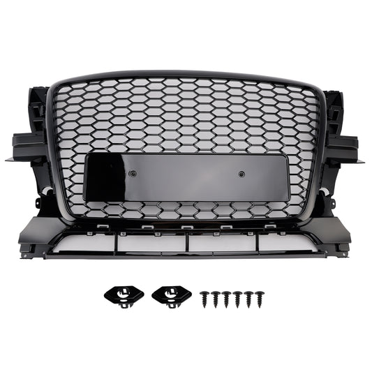 Per Audi Q5 2009-2012 Griglia paraurti anteriore nera lucida 8R0853651B