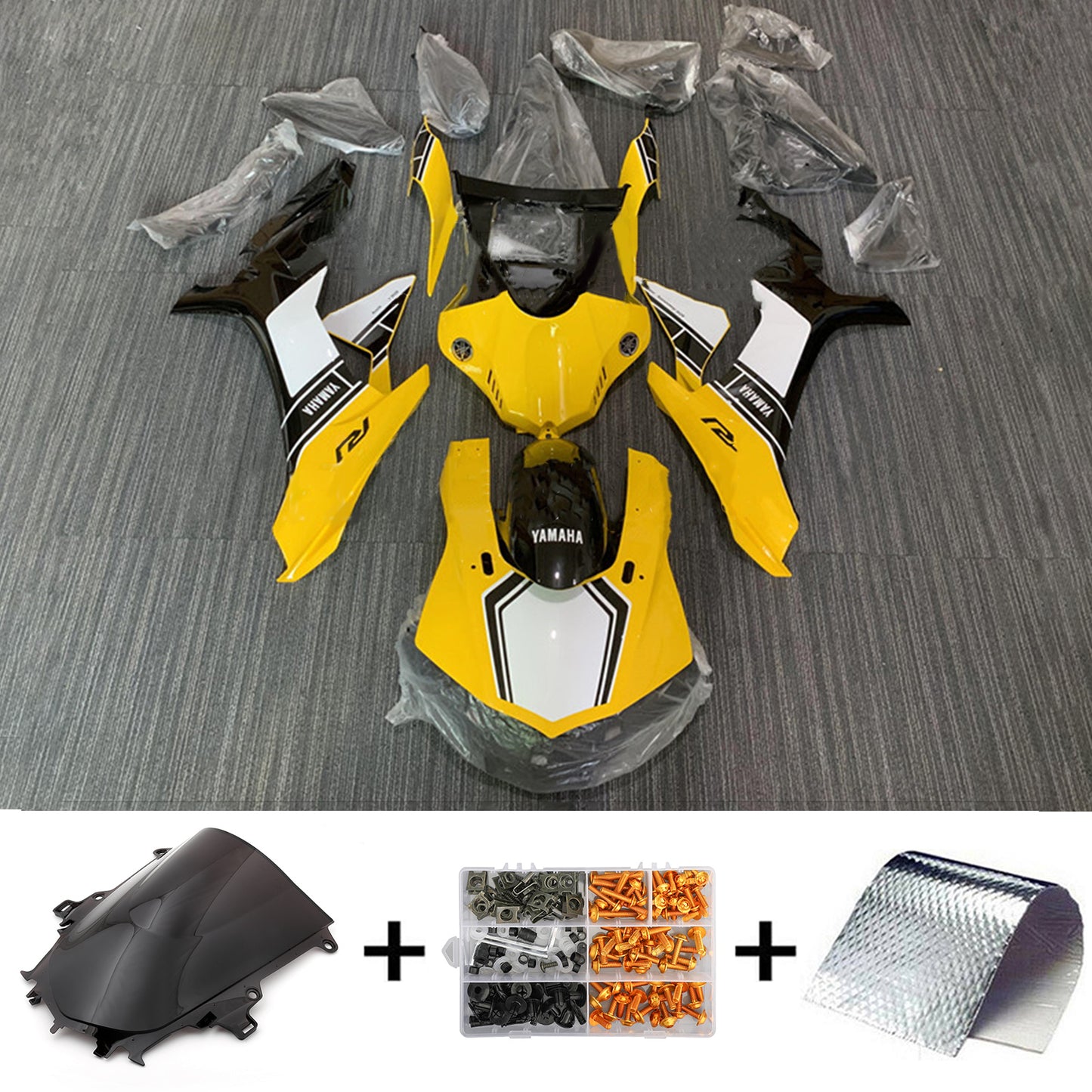 Kit carenatura BODYWORK ABS di plastica per Yamaha YZF 1000 R1 2015-2019