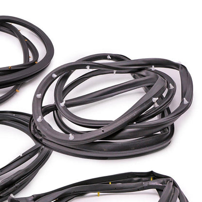 Guarnizione in gomma per porta anteriore e posteriore Nissan D22 Frontier 4 porte cabina doppia 1998-2005 4 pezzi 80831-2S400