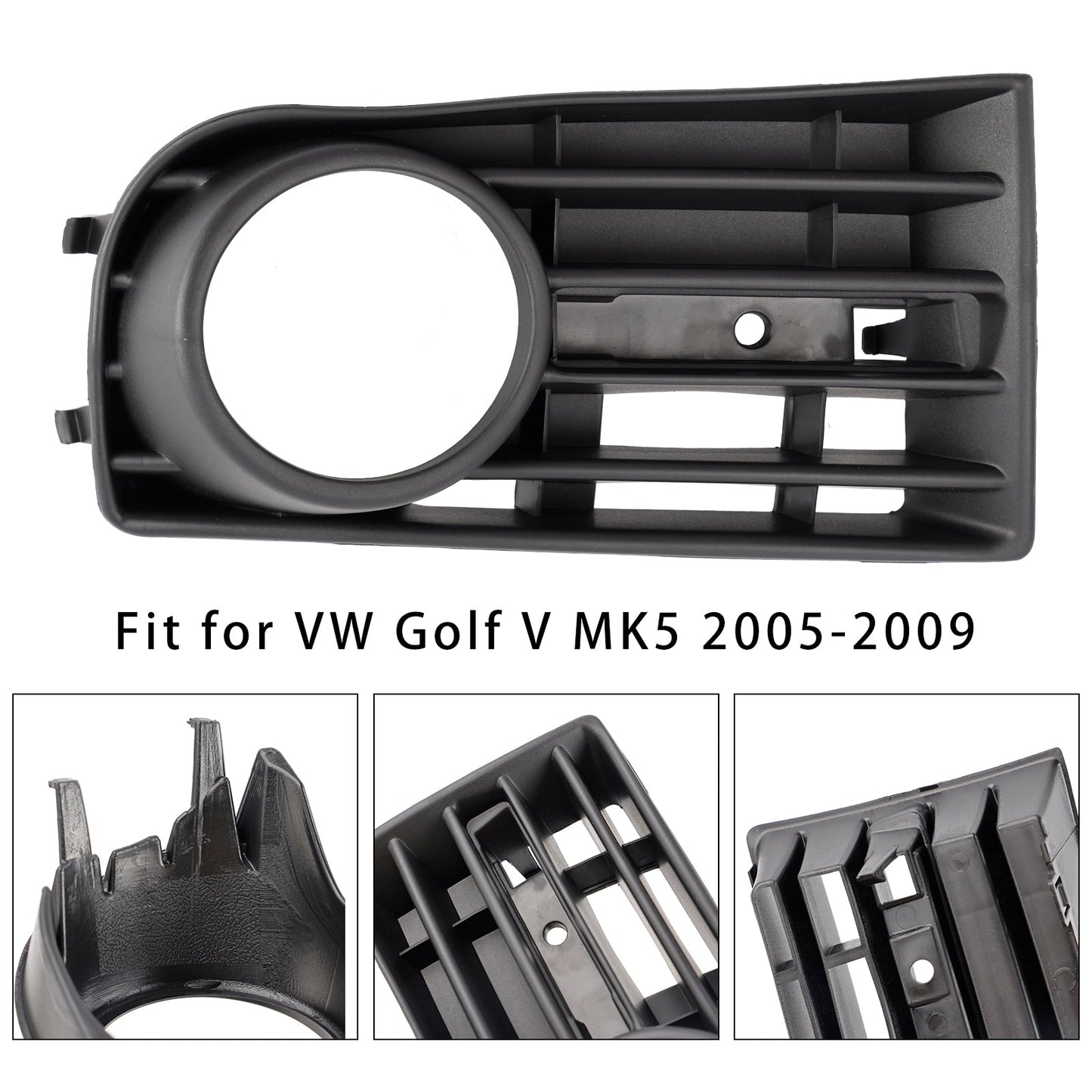 Griglia paraurti anteriore destro VW Golf V MK5 2003-2009, griglia fendinebbia 1K0853666B
