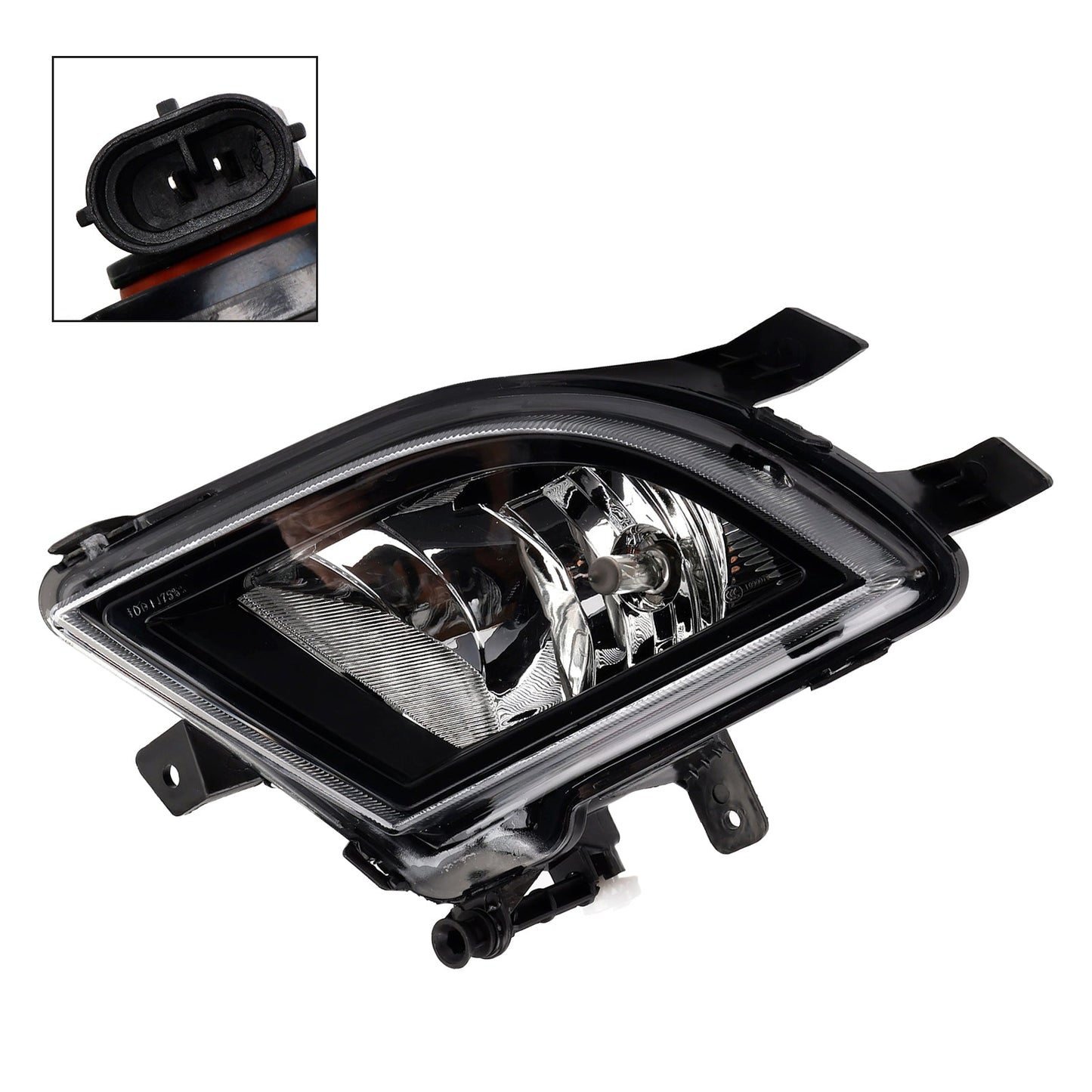 Faro fendinebbia trasparente per paraurti anteriore sinistro VW Volkswagen Jetta 2015-2018