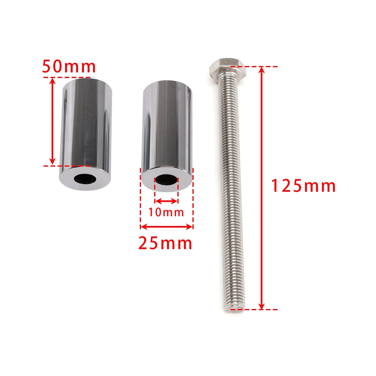 MANUBRIO RISER SPESSORI RIALZI PER KAWASAKI VN 800 900 1500 1600 2000 VULCAN