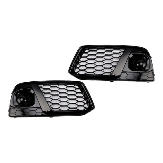 Griglia fendinebbia anteriore a nido d'ape nera Audi Q5 SQ5 2018 2019