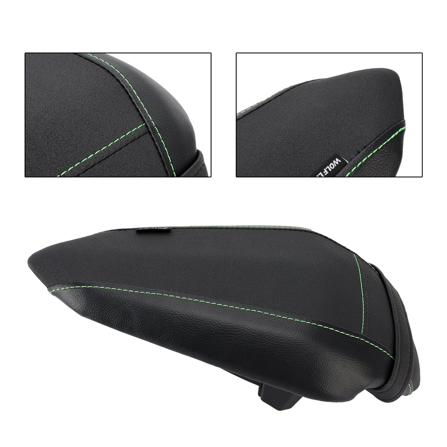 Cuscino passeggero posteriore Kawasaki Ninja 500 Z500 2024-2025 Flat Pu BlackB