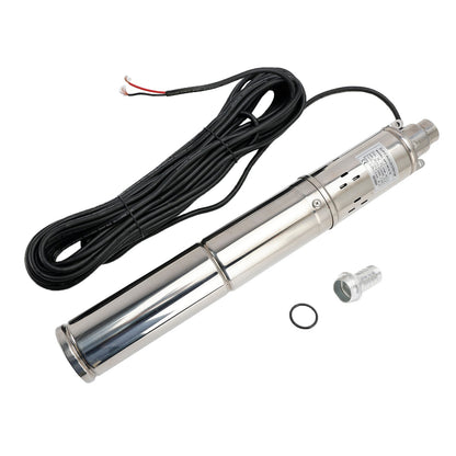 Pompa ad acqua sommergibile solare del foro del pozzo profondo di 3" 48V 750W MPPT incorporato