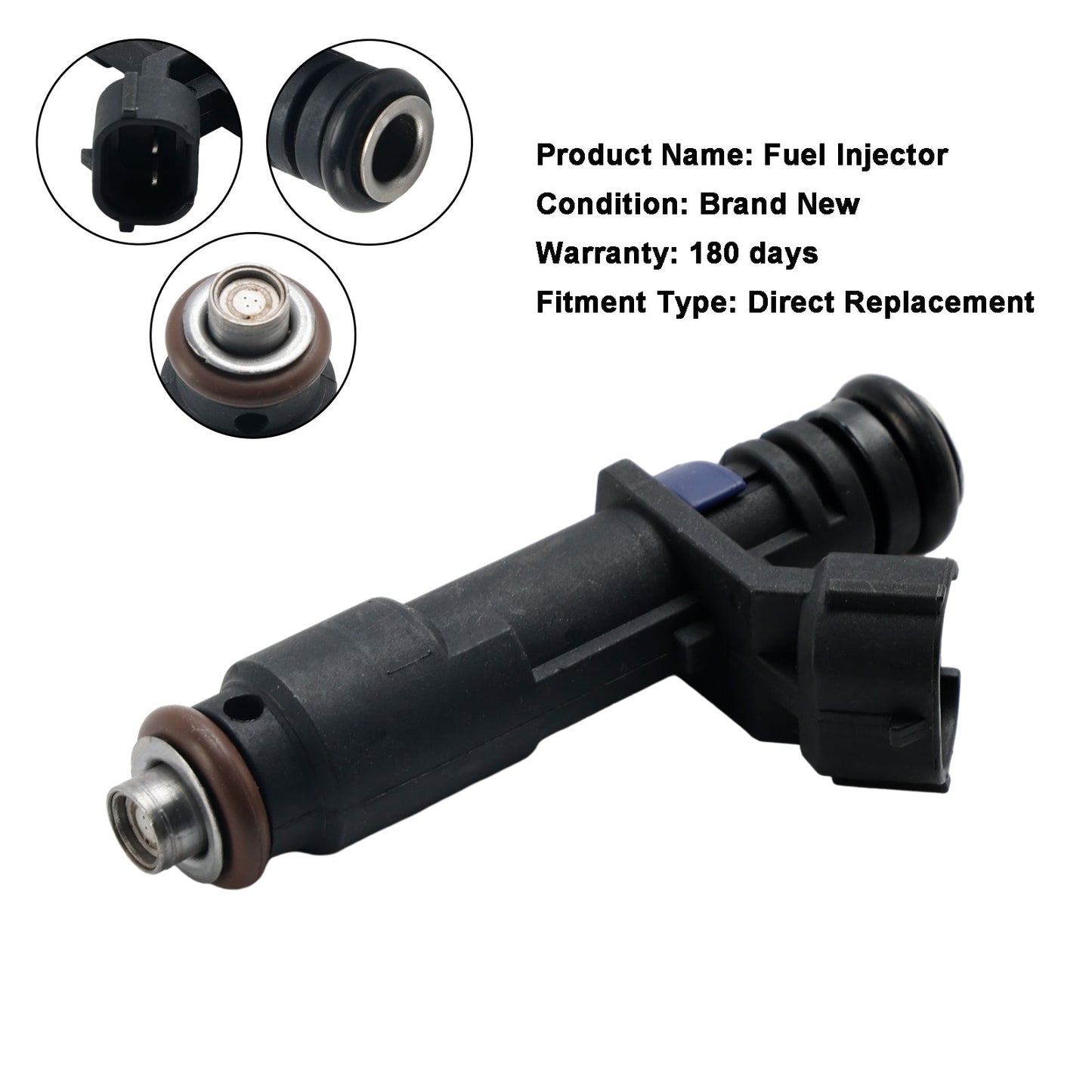 1 pz. Iniettore carburante 03D906031G per VW Fox Hatchback per Skoda Fabia II 1.2L