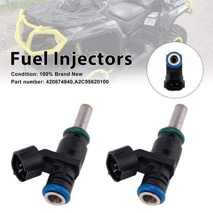 2 iniettori di carburante 420874840 A2C95620100 per CAN-AM Defender Outlander