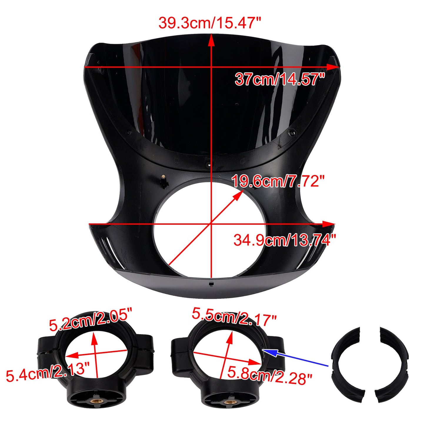 Parabrezza per BMW R NINE T 2014-2024