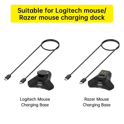 Base di ricarica per mouse wireless per Logitech G903 GPW 3/4 Razer V2pro