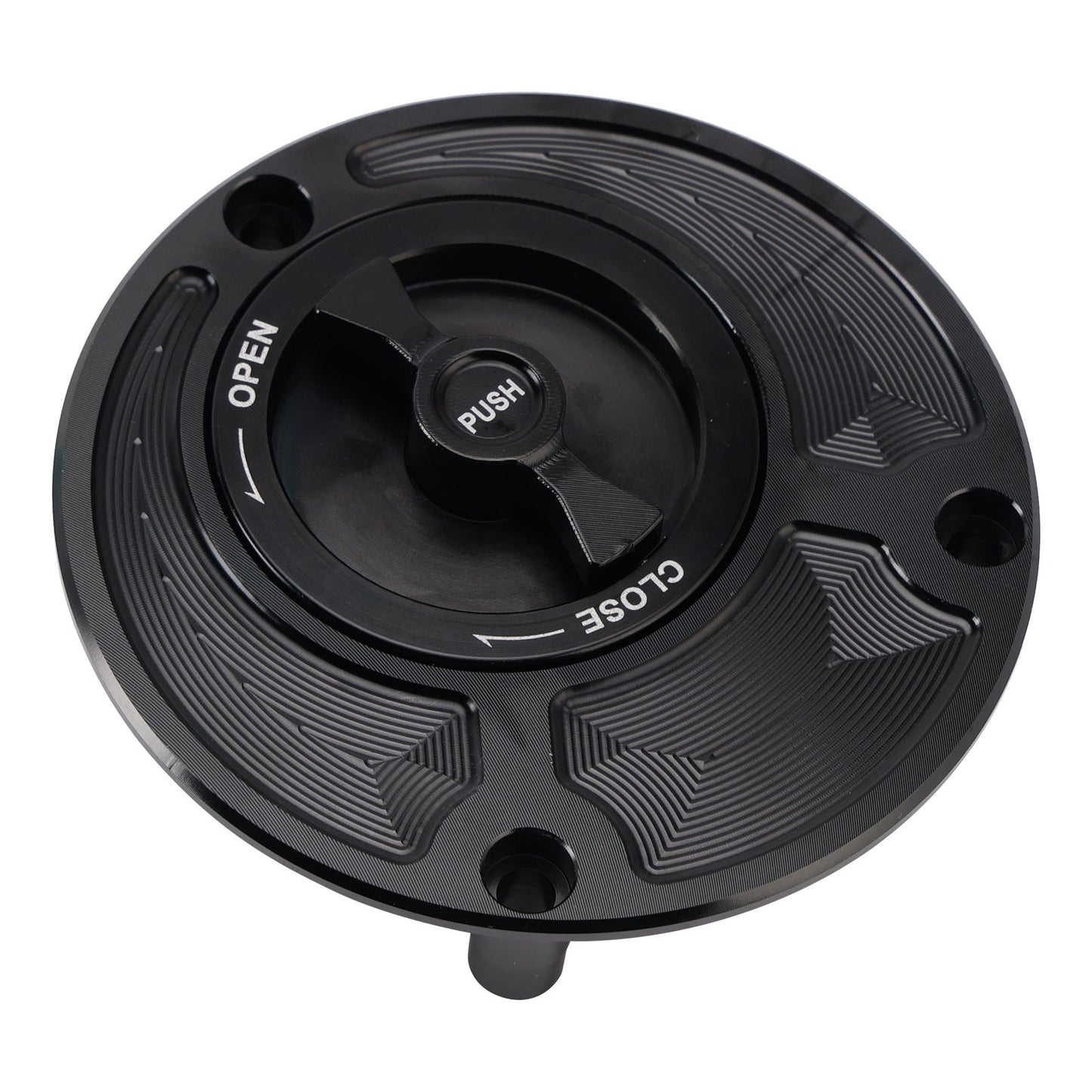 Tappo serbatoio carburante CNC nero senza chiave per Yamaha FZ1 FZ6 FZ8 YZF R1 R6 R3 FZR 750