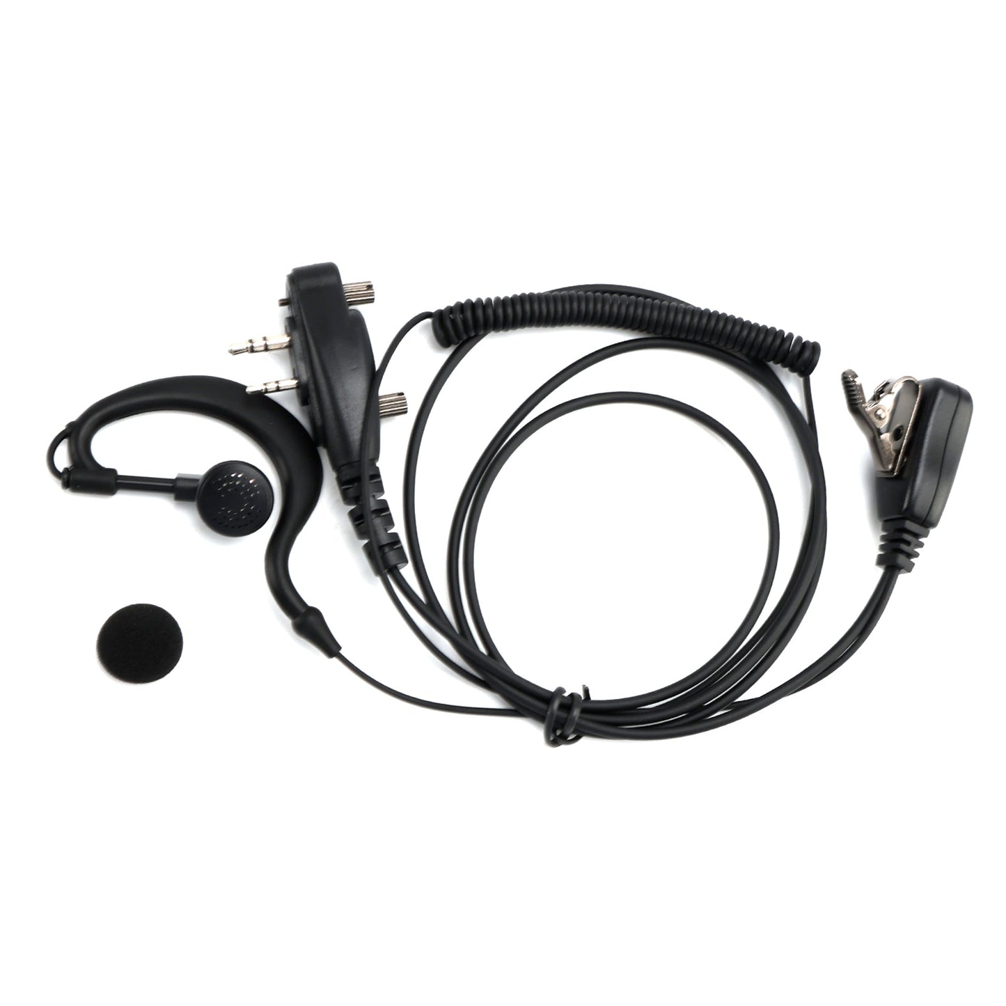Cuffie con gancio auricolare curvo ICOM F1000-011 per ICOM A16 IC-F3230 F4230D F1100 F2100D