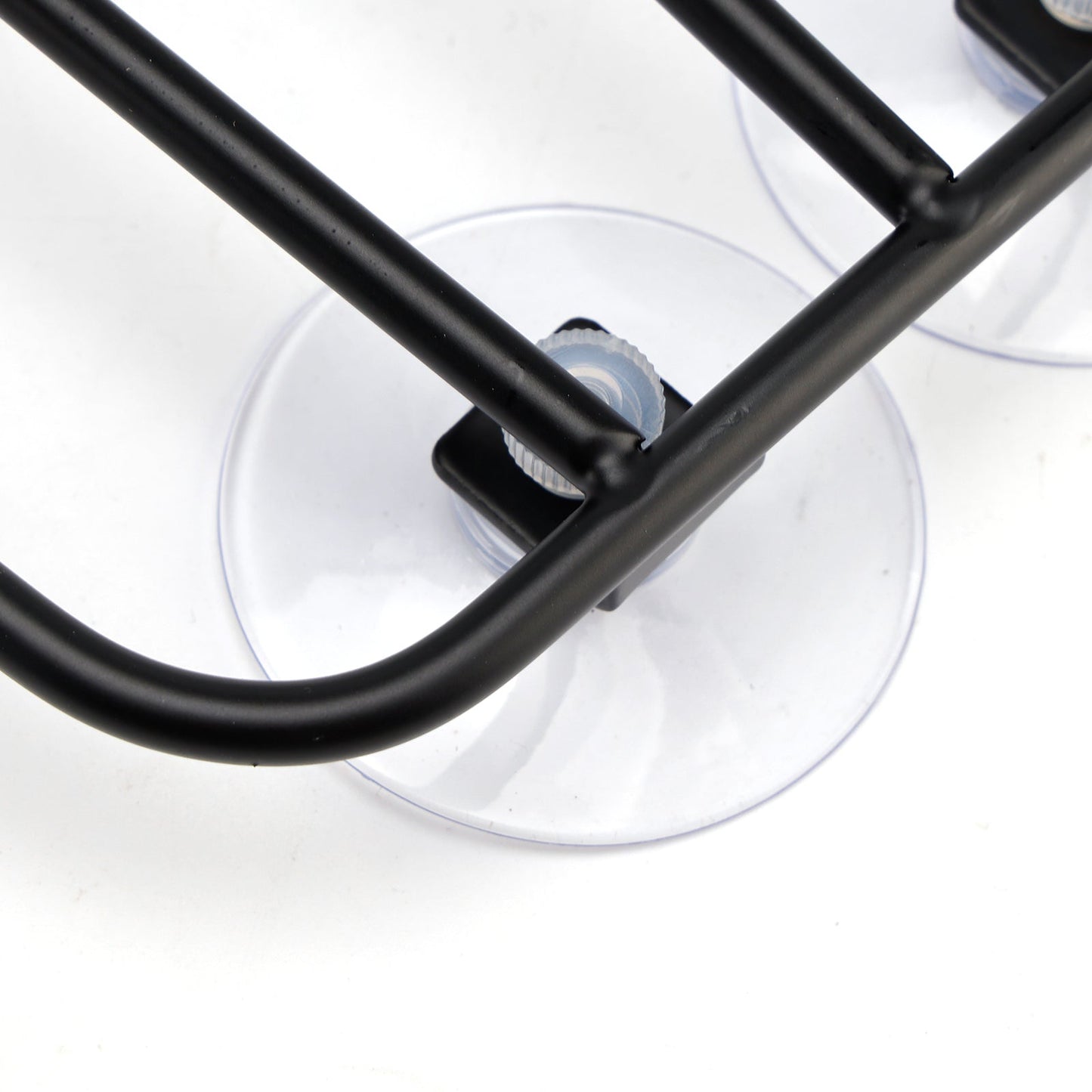 Portapacchi universale per serbatoio moto in stile classico, nero, con ventose
