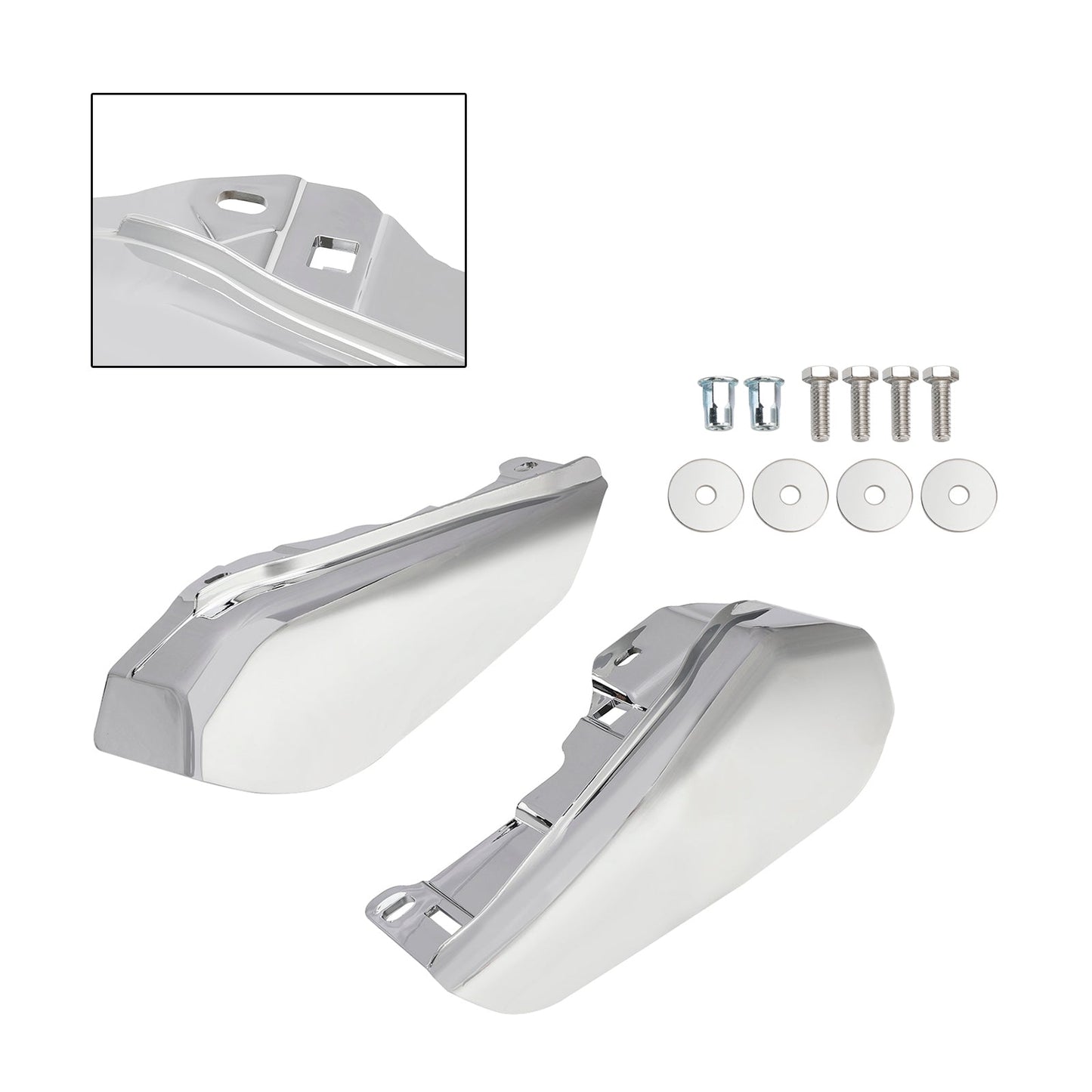 Deflettore di calore dell'aria del telaio intermedio Touring CVO Street Glide Road Glide 2023-2024