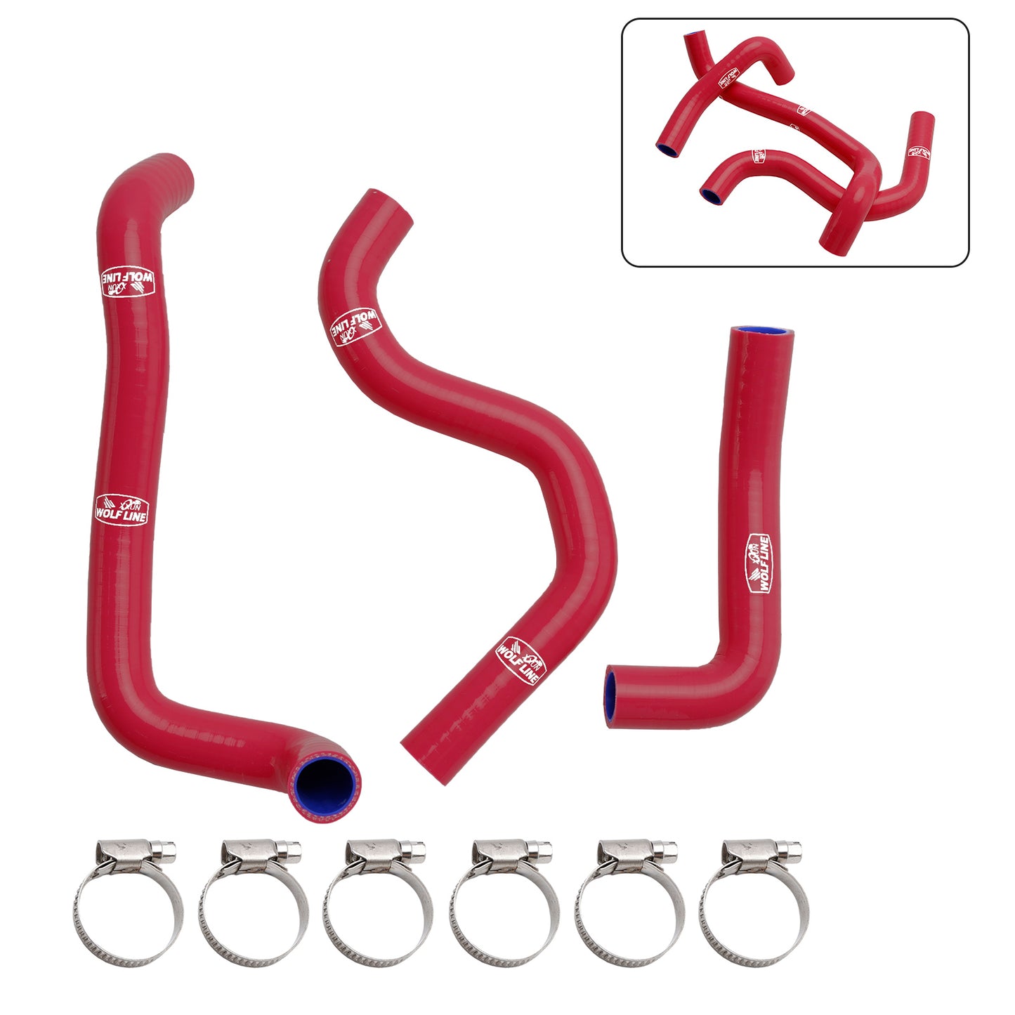 Kit tubo flessibile refrigerante radiatore in silicone per Street Triple 765 R RS 2020-2022