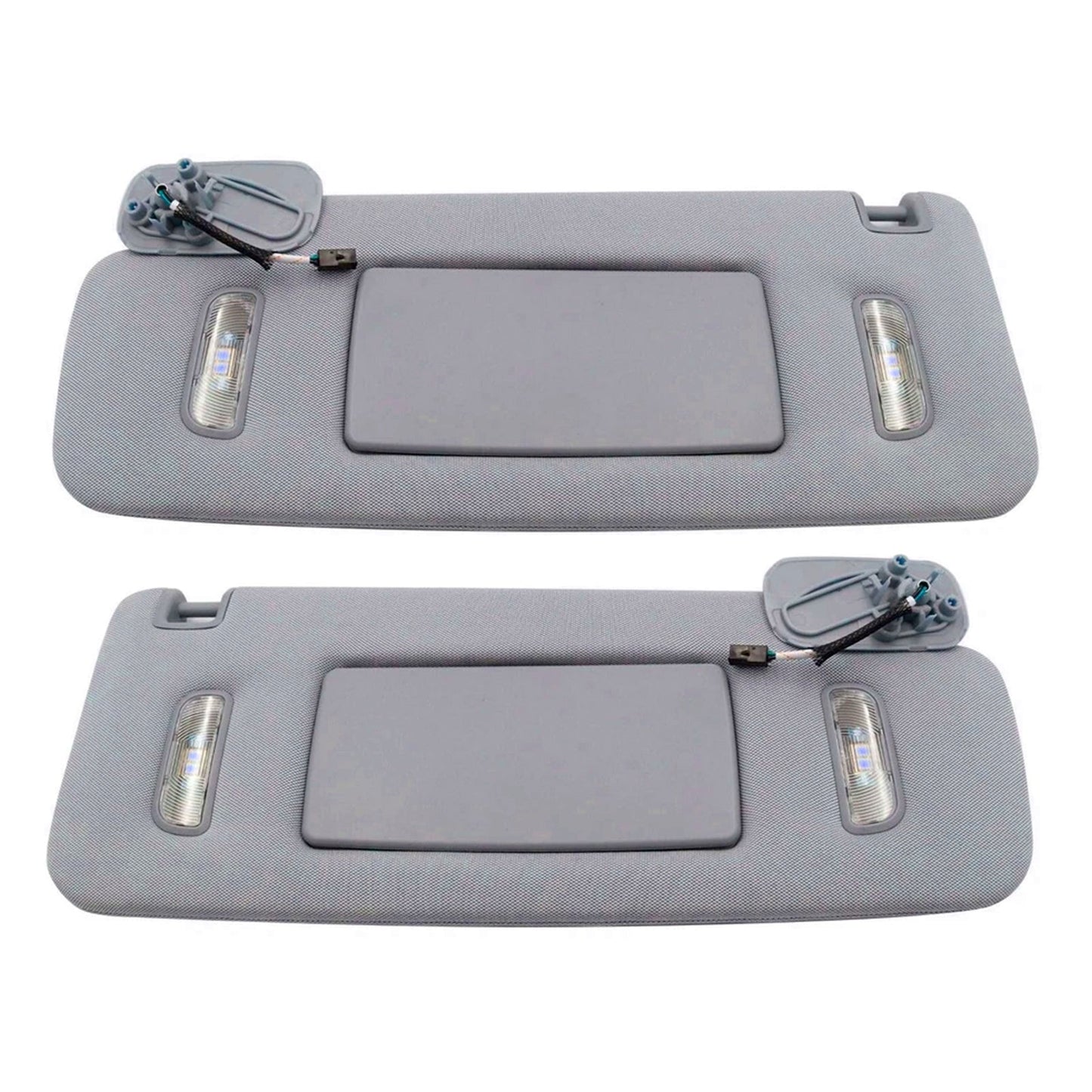2 pezzi Visiera parasole grigia sinistra e destra 22870346 23459643 per Nissan Altima 2013-2018